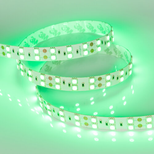 Светодиодная лента RT 2-5000 24V Green 2х2 (5060, 600 LED, LUX) (Arlight, 28.8 Вт/м, IP20) 011262 - фото 4
