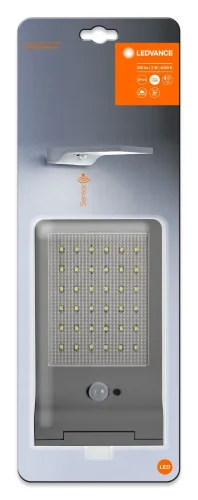 Уличный ночник | 3W/4000K IP44 (Свет/Движение) Серебристый | - LEDVANCE DoorLED Solar Sensor. Фото 3