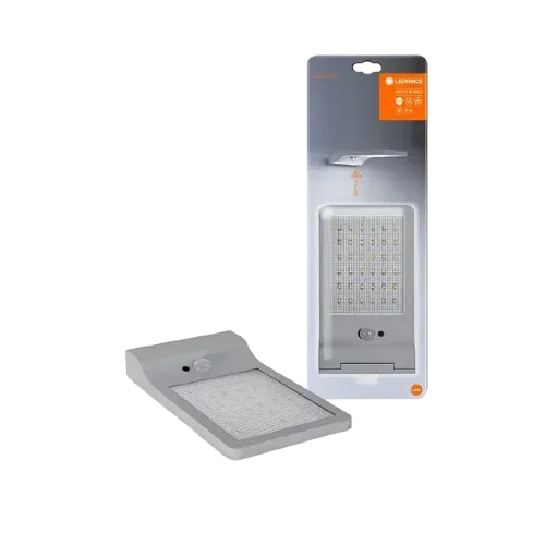 Уличный ночник | 3W/4000K IP44 (Свет/Движение) Серебристый | - LEDVANCE DoorLED Solar Sensor. Фото