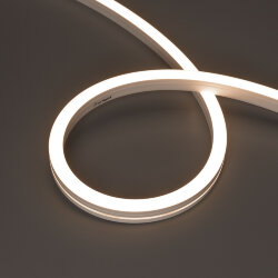 Светодиодная лента герметичная MOONLIGHT-SIDE-А140-12х17mm 24V Warm3500 (9.6 W/m, IP67, 5m, wire х2) (Arlight, Вывод боковой, 3 года) 042785