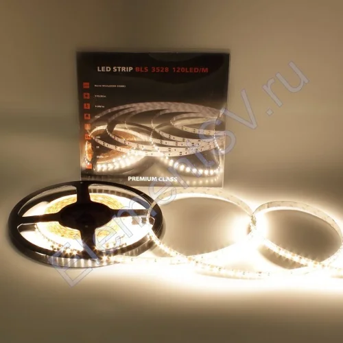 Светодиодная лента Class Premium, 3528, 120 led/m, warm white, 12V, IP33, A3 - фото 2.