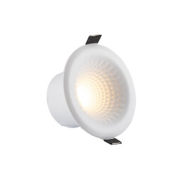 Встраиваемый светильник, IP 20, 4Вт, LED, белый, пластик, Denkirs DK3400-WH
