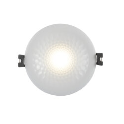 Встраиваемый светильник, IP 20, 4Вт, LED, белый, пластик, Denkirs DK3400-WH