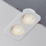 Светильник встраиваемый светодиодный с антибликовой решеткой Tetro 20W 3000K белый IP44 15277/LED - фото 3