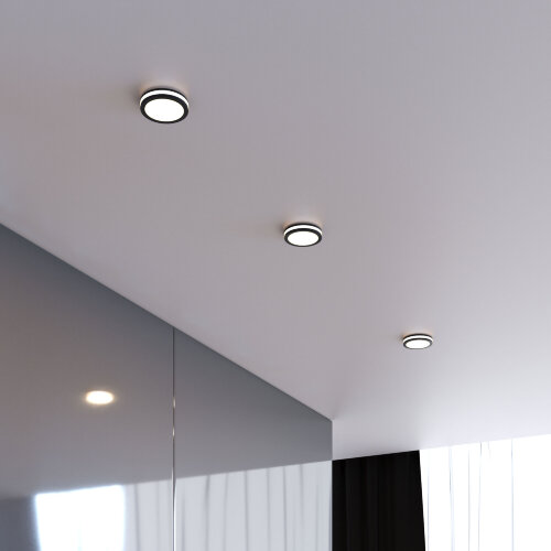 Светильник встраиваемый 5W 3300K чёрный - Фото 5