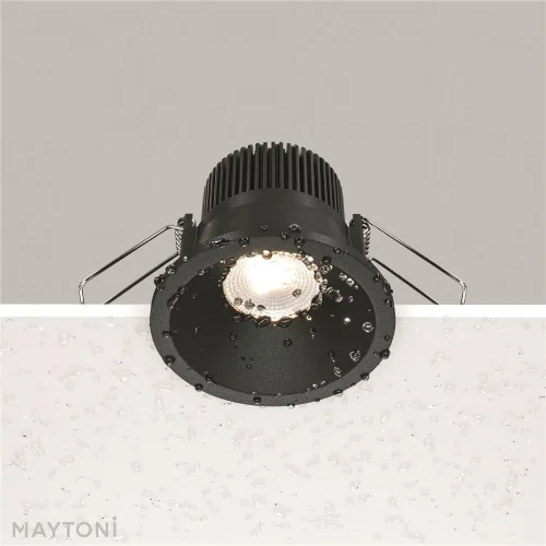 Встраиваемый светильник Zoom 3000K 1x6Вт 60° IP 65 Dim Triac (Черный) - фото 5