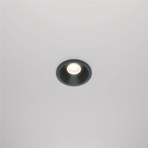 Встраиваемый светильник Zoom 3000K 1x6Вт 60° IP 65 Dim Triac (Черный) - фото 9