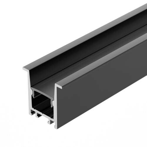 Профиль SL-COMFORT-2322-F-2000 ANOD BLACK (Arlight, Алюминий) - фото 3
