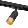 Трековый светильник WOLTA WTL-MR11/15BG под лампу MR11 с цоколем GU10 Черный / золотой PETITE - фото 1.
