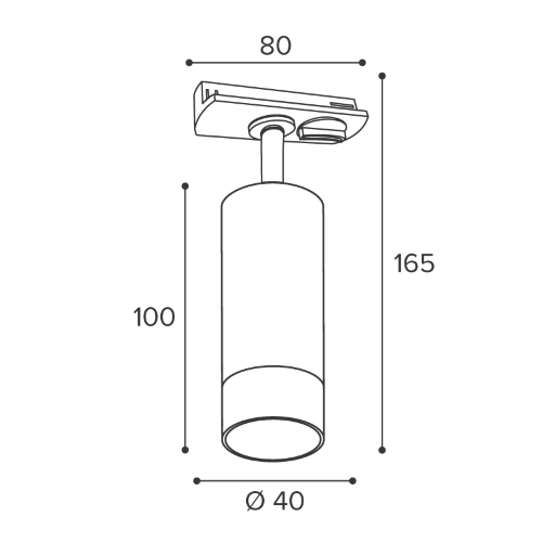 Трековый светильник WOLTA WTL-MR11/15BG под лампу MR11 с цоколем GU10 Черный / золотой PETITE - фото 2.