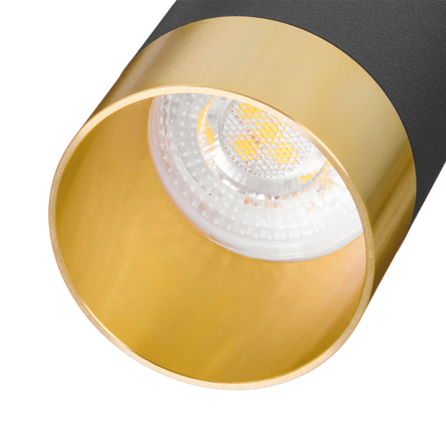 Трековый светильник WOLTA WTL-MR11/15BG под лампу MR11 с цоколем GU10 Черный / золотой PETITE - фото 5.