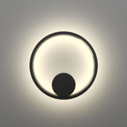 Бра ORBIT, IP20, 3000К, LED, 10 Вт, черный матовый, алюминий, Denkirs DK5060-BK