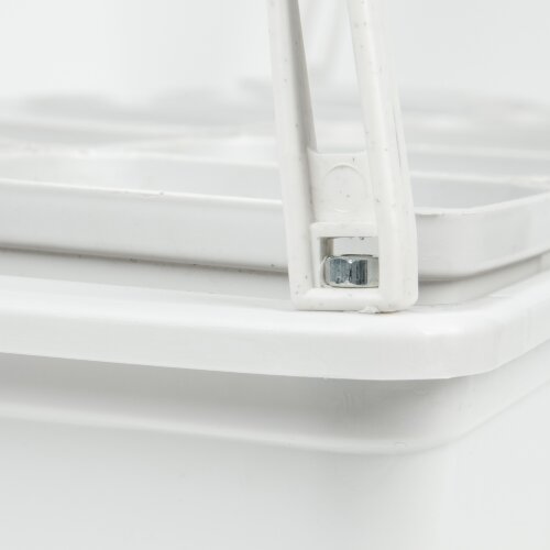 ULT-P56-10W-SPSB IP20 MARBLE ECONOM Набор Минисад, светильник для растений светодиодный с подставкой, Спектр для рассады и цветения, 6 кашпо в-к, мраморные, TM Uniel - фото 4