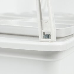 ULT-P56-10W-SPSB IP20 MARBLE ECONOM Набор Минисад, светильник для растений светодиодный с подставкой, Спектр для рассады и цветения, 6 кашпо в-к, мраморные, TM Uniel