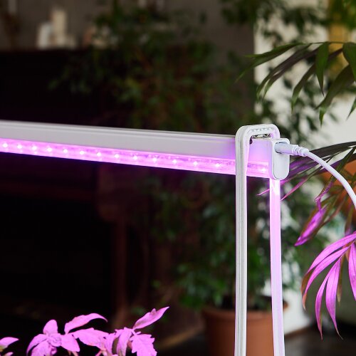 ULT-P56-10W-SPSB IP20 MARBLE ECONOM Набор Минисад, светильник для растений светодиодный с подставкой, Спектр для рассады и цветения, 6 кашпо в-к, мраморные, TM Uniel - фото 8