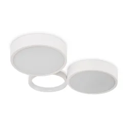 Потолочный светильник FR6080CL-L76W Молекула / Molecule 56 Вт LED с пультом ДУ (Белый) FR6080CL-L76W