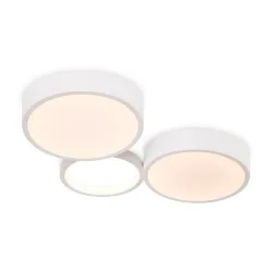 Потолочный светильник FR6080CL-L76W Молекула / Molecule 56 Вт LED с пультом ДУ (Белый) FR6080CL-L76W