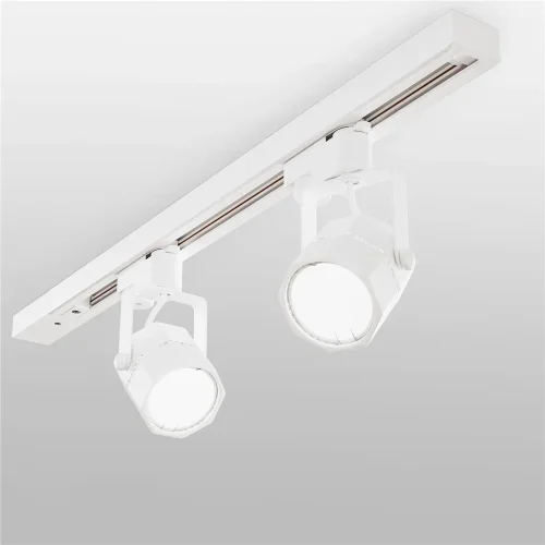 Трековый светильник для однофазного шинопровода Robi GU10 Белый MRL 1004 - фото 3