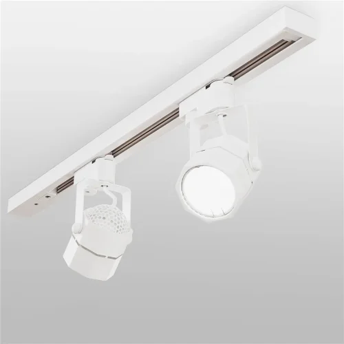 Трековый светильник для однофазного шинопровода Robi GU10 Белый MRL 1004 - фото 5