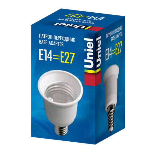 LH14-27L Переходник с цоколя E14 на Е27, Материал корпуса PBT - фото 2