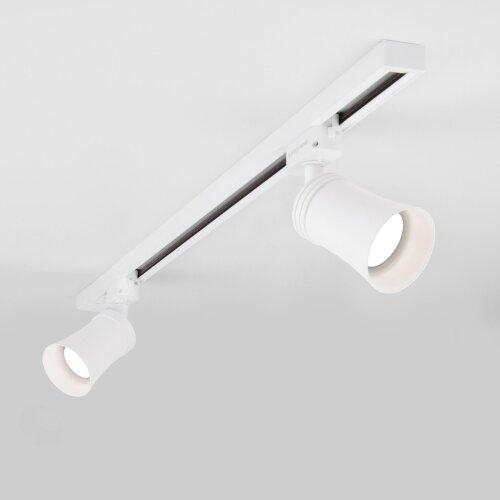 Трековый светильник для однофазного шинопровода Vetro GU10 Белый - Фото 2