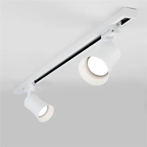 Трековый светильник для однофазного шинопровода Vetro GU10 Белый (1 шт.) MRL 1001 - фото 5