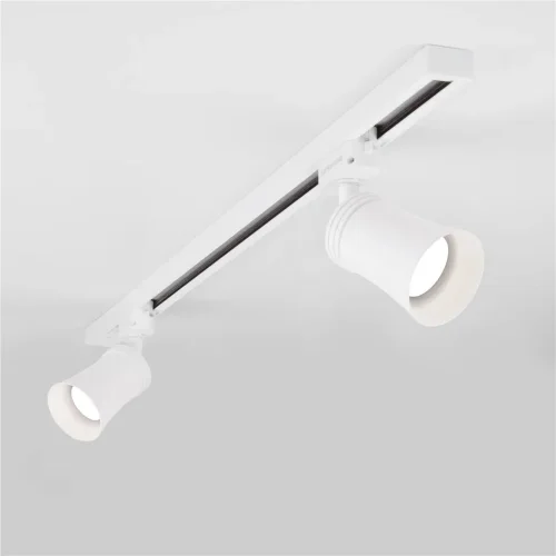 Трековый светильник для однофазного шинопровода Vetro GU10 Белый (1 шт.) MRL 1001 - фото 6