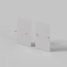 Комплект заглушек (для профиля 65x42) 2 шт., ALM-6542-EC 642056 (Серебро) 642056 - фото 3
