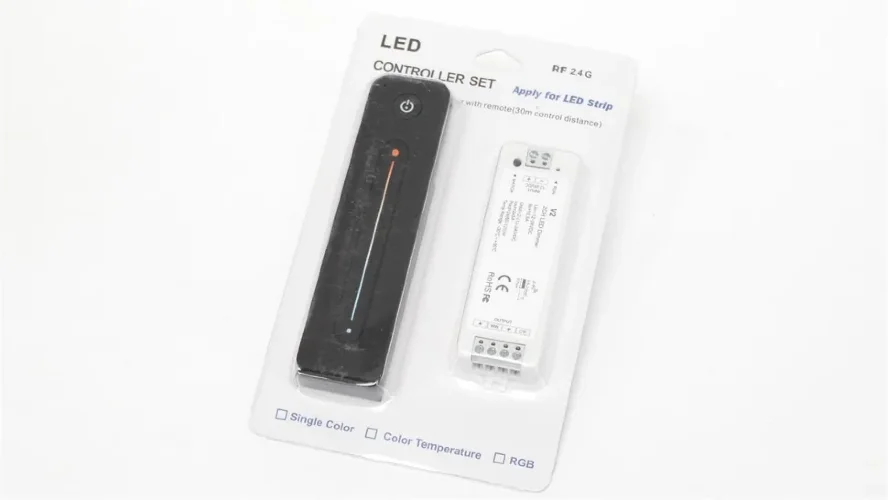Контроллер с пультом CCT RF V2 IC39 (12-24V, 120-240W) - фото I