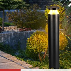 Светильник уличный светодиодный на столб ТБУ-CITY TOR-25BL 25Вт 3000/4000/6500К 90x120мм черный IP54 IN HOME