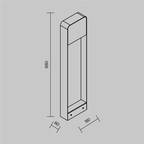 Ландшафтный светильник Porte 3000К 5Вт IP 54 (Черный) - фото 2