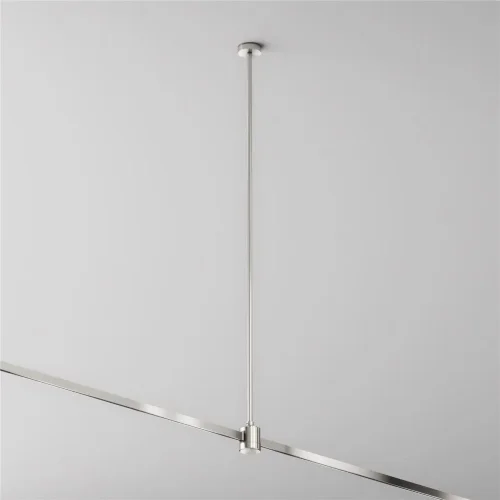 Крепление потолочное Long 760мм с прямым коннектором питания Flarity платина (Платина) - фото 5