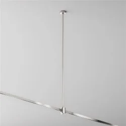 Крепление потолочное Long 760мм с прямым коннектором питания Flarity платина (Платина)