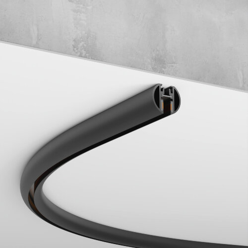 Mini Magnetic Шинопровод накладной Round черный O900 мм - фото 1