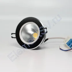 Светодиодный светильник встраиваемый 110 series black housing BW15 (10W,220V,day white)