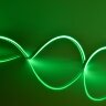 ULS-N01-2835-120LED-m-6mm-IP67-DC12V-9W-m-5M-GREEN Гибкая светодиодная лента, NEON, Катушка 5м, в блистере, Зеленый свет - фото 1
