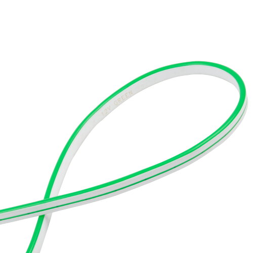 ULS-N01-2835-120LED-m-6mm-IP67-DC12V-9W-m-5M-GREEN Гибкая светодиодная лента, NEON, Катушка 5м, в блистере, Зеленый свет - фото 3