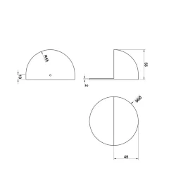 Настенный светильник (бра) Mezzo 7,4Вт 3000K IP 54 (Черный)