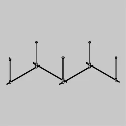Готовая конструкция прямая 4м двухуровневая на жестких подвесах Long H804 мм без светильников и блока питания, платина (Платина)