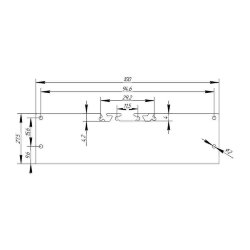Заглушка металл 27100 сталь 1 мм