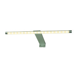 ULM-F32-5.5W-WW IP20 SILVER Светильник светодиодный поворотный для интерьерного освещения, В комплекте с адаптером, Длина 32.5 см, Материал корпуса алюминий, цвет серебро, Теплый белый свет, Упаковка-картонная коробка.