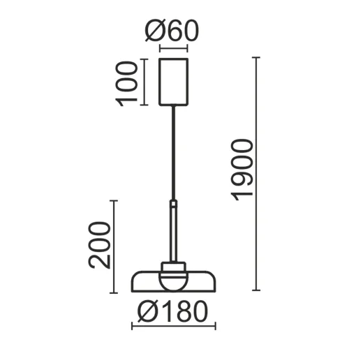 Подвесной светильник Движение / Movement (Жемчужный белый) FR5602PL-L5W - фото 18