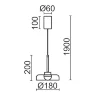Подвесной светильник Движение / Movement (Жемчужный белый) FR5602PL-L5W - фото 18