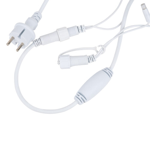 ULD-S1000-120-SWK MULTI IP67 Гирлянда светодиодная со статическим свечением, 10м, Соединяемая.120 светодиодов, Разноцветный свет, Провод белый - фото 5