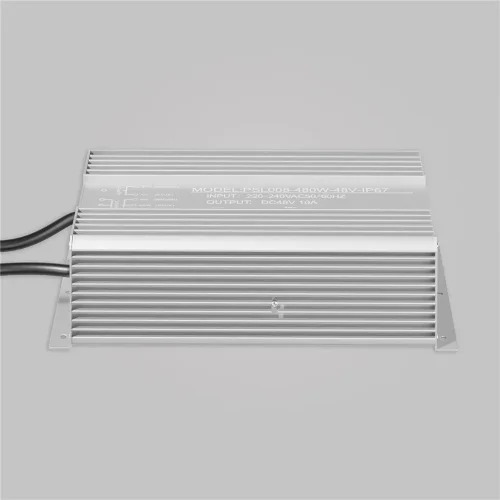 Источник напряжения 48В 480Вт IP67 PSL008 (Серебро) PSL008-480W-48V-IP67 - фото 4