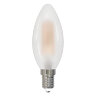 LED-C35-6W-4000K-E14-FR-SLF Лампа светодиодная, Форма свеча, матовая, Белый свет 4000K - фото 1