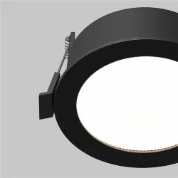 Встраиваемый светильник Орб / Orb 1*GX53 12 Вт IP 44 (Черный) DL130-GX53-B