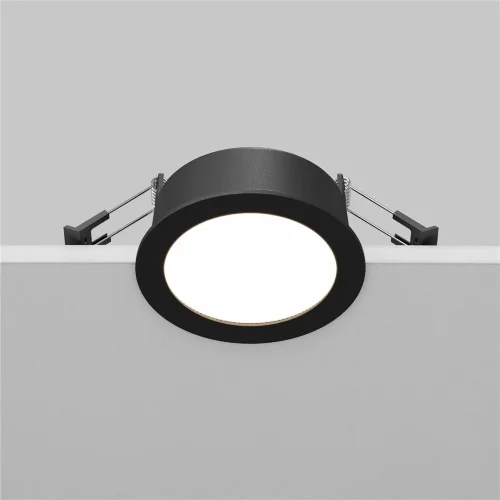 Встраиваемый светильник Орб / Orb 1*GX53 12 Вт IP 44 (Черный) DL130-GX53-B - фото 3