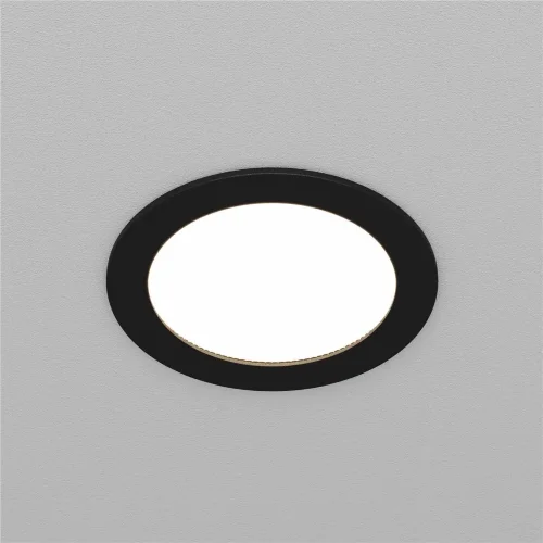 Встраиваемый светильник Орб / Orb 1*GX53 12 Вт IP 44 (Черный) DL130-GX53-B - фото 8