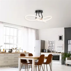 Потолочный светильник FR6059CL-L35B Нарядный / Fancy 44 Вт LED (Черный с Золотом) FR6059CL-L35B
